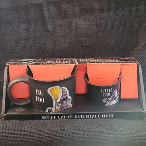 Halloween, Mug, Set 2, Gnomes, Cobwebs, Cauldrons, Coffee ,Tea Cups Cafecito Boo